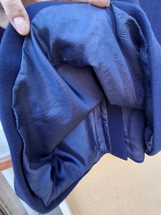 Cappotto sartoriale blu