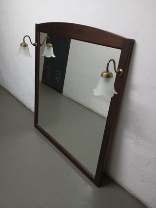 Espejo de Baño con Apliques