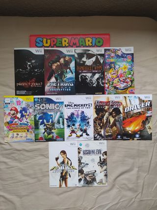 -MANUALES- de juegos Nintendo Wii