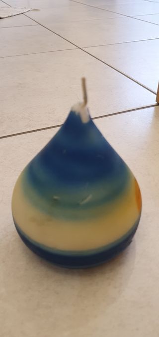 Candela decorativa con delfini