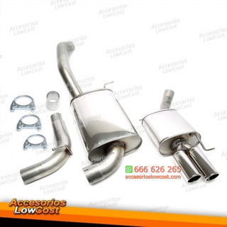 Sistema TA Technix de acero inoxidable 2x80mm apt
