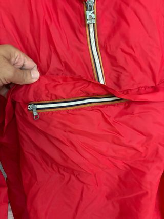 Chubasquero K-Way Rojo Vintage