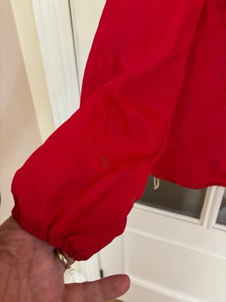 Chubasquero K-Way Rojo Vintage