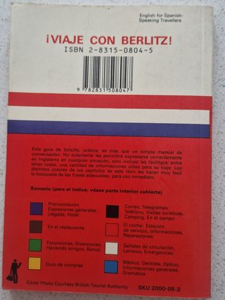 Inglés Para Viajeros, Berlitz, ISBN 9782831508047