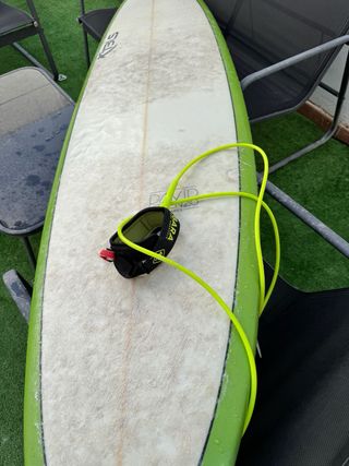 Tabla de surf verde + funda FK evolutiva 