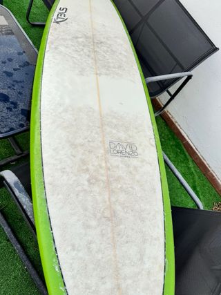 Tabla de surf verde + funda FK evolutiva 