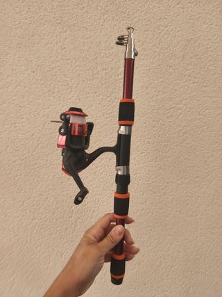 Caña de pescar para principiantes