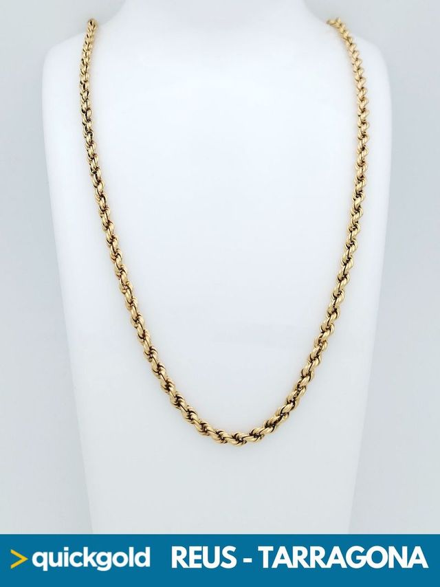 040-02-00395 CORDON ORO DE 18K SALOMONICO  64.3CM