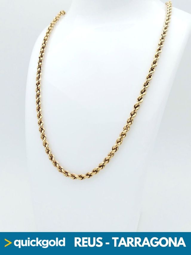 040-02-00395 CORDON ORO DE 18K SALOMONICO  64.3CM