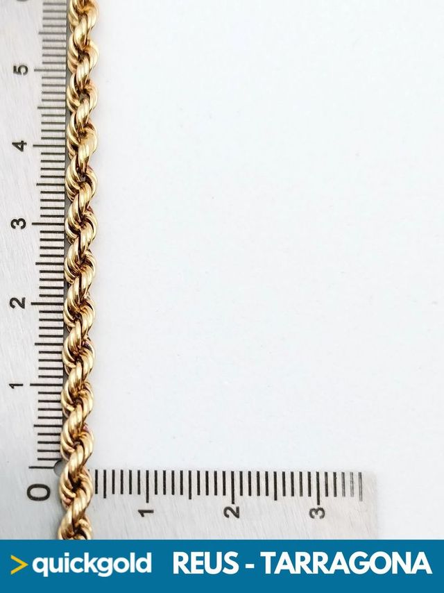 040-02-00395 CORDON ORO DE 18K SALOMONICO  64.3CM