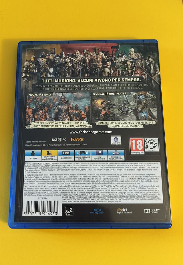 For Honor PS4