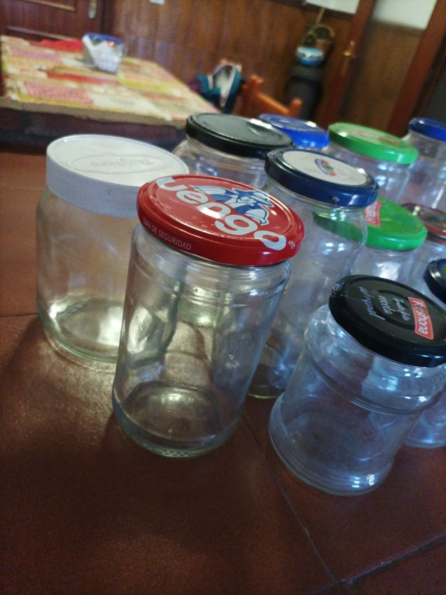 Frascos de Cristal Variados