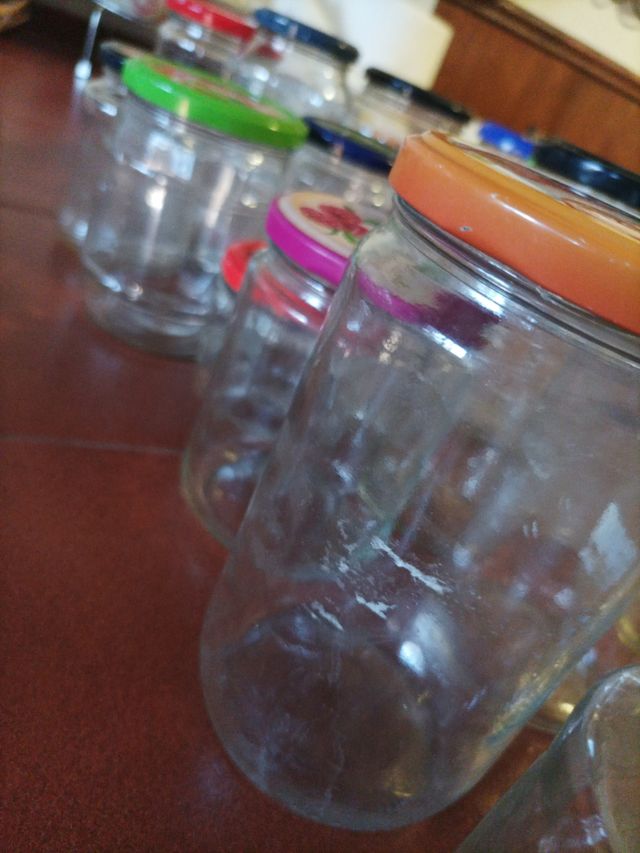 Frascos de Cristal Variados