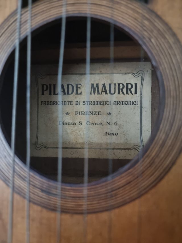 Antica Chitarra Romantica Pilade Maurri