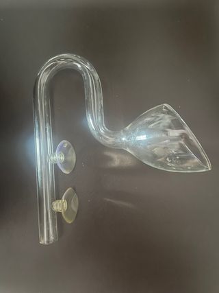 Tubo de cristal para acuario tipo lily pipe