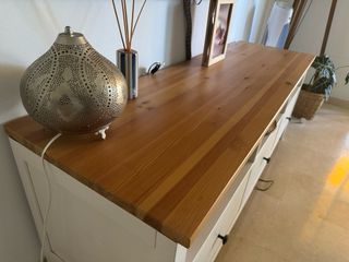 Mueble TV Hemnes Ikea Madera Blanca