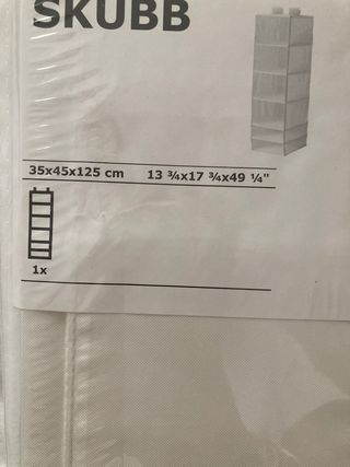 Armario organizador SKUBB IKEA blanco
