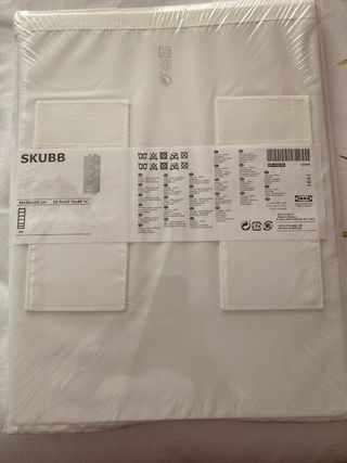 Armario organizador SKUBB IKEA blanco