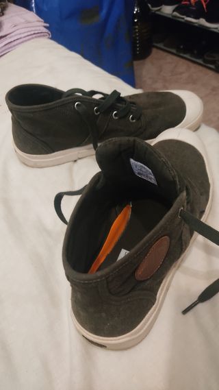 Zapatillas Palladium Verde Oliva