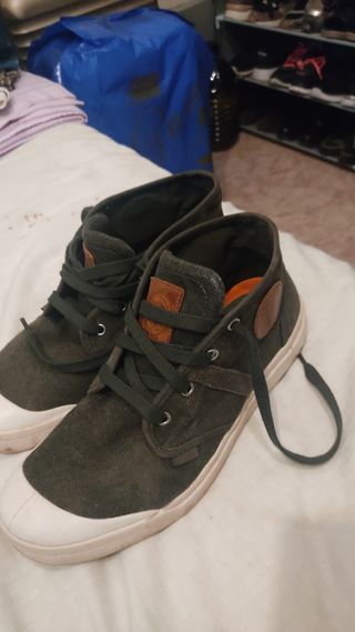 Zapatillas Palladium Verde Oliva
