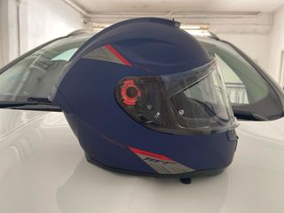 Casco MT Helmets Moto Azul Nuevo