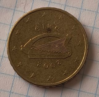 Moneda 10 Céntimos Euro Irlanda 2002