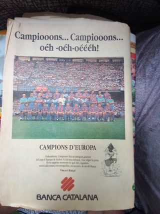 Periódico SPORT FCB Champions d'Europa 1992