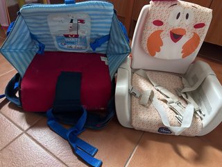 2 tronas portátil para bebe.