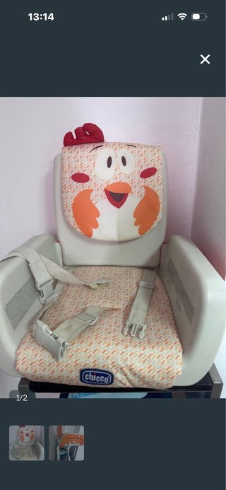 2 tronas portátil para bebe.