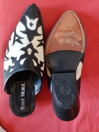 Zuecos Tony Mora Piel Talla 36