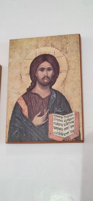 2 Quadretti Legno Gesù Cristo