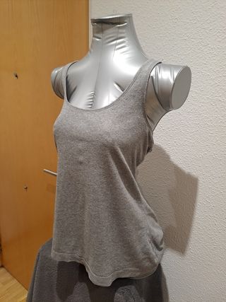 Camiseta Calvin Klein Algodón Gris