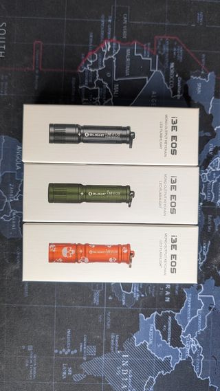 Olight i3E EOS Linterna LED Llavero lote