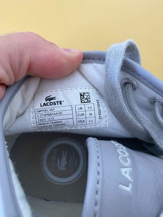Scarpe donna Lacoste grigie