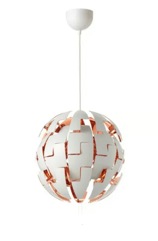 Dos Lámpara techo esfera y mariposa .