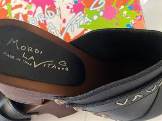 Mordi la Vita Zoccoli Sabot Pelle Borchie 38