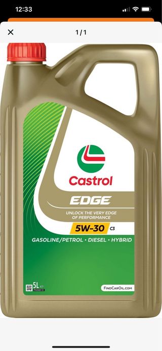 Aceite Castrol EDGE 5W-30 C3 5L