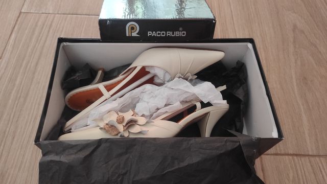 Zapatos de vestir mujer beige talla 36