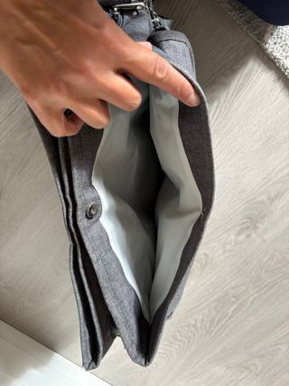 Bolso maternidad gris para carro