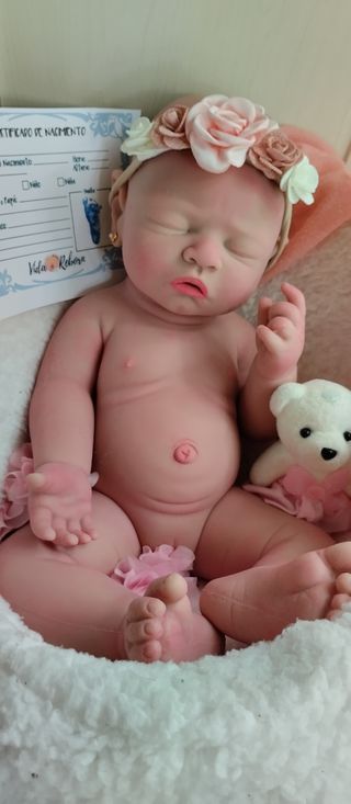 Muñeca Reborn Silicona 44cm 2.500 gm