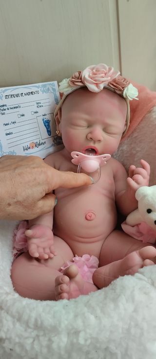Muñeca Reborn Silicona 44cm 2.500 gm