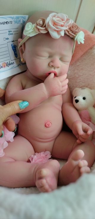 Muñeca Reborn Silicona 44cm 2.500 gm
