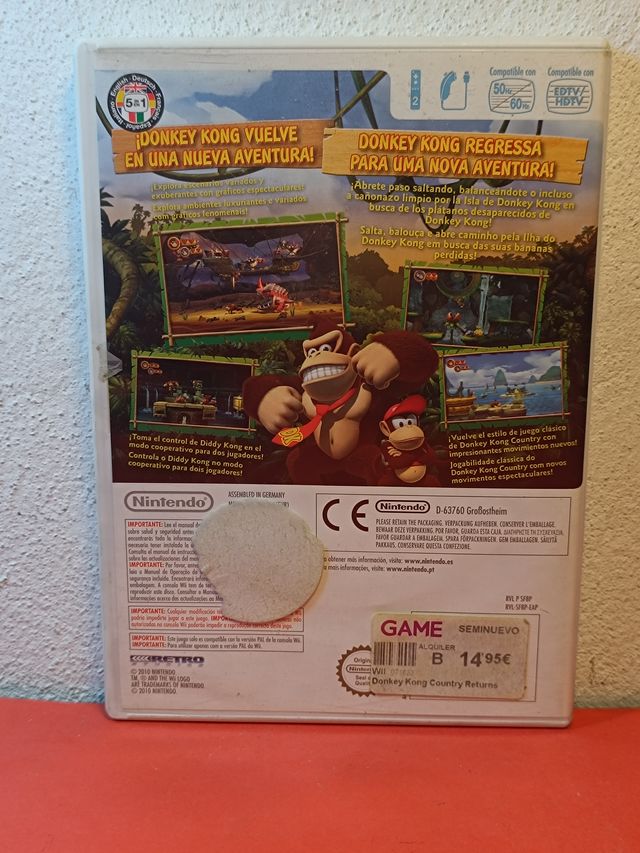 Donkey Kong Country regressa ao Wii Pal Esp