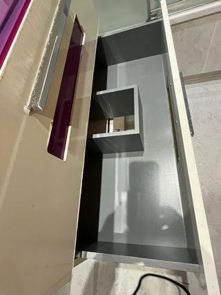 Mueble de baño 80cm con lavabo sin espejo