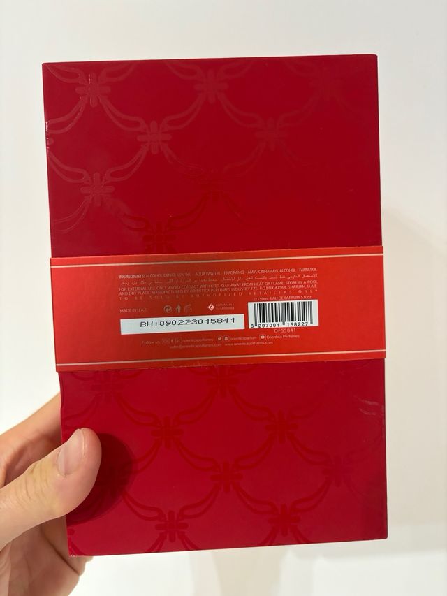 Orientica Amber Rouge Perfume 150 ml original