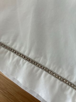 Camisa Zara Blanca con Strass