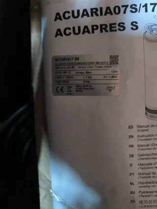 Bomba Sumergible Acero Inoxidable