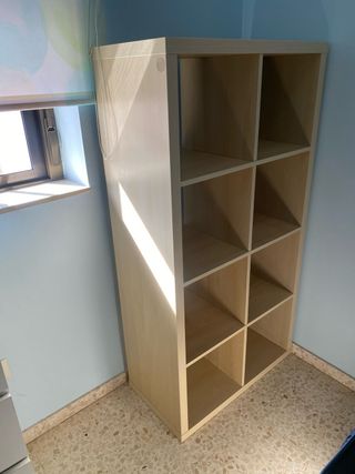 Estantería KALLAX Ikea efecto roble