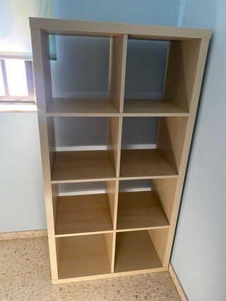 Estantería KALLAX Ikea efecto roble