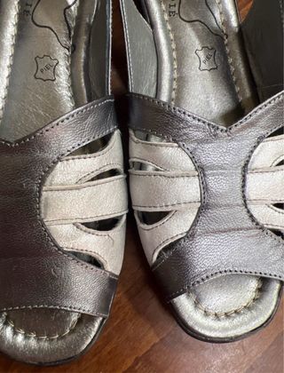 Sandalias Sensipie Plata Tallas 35, 36, 37 y 41